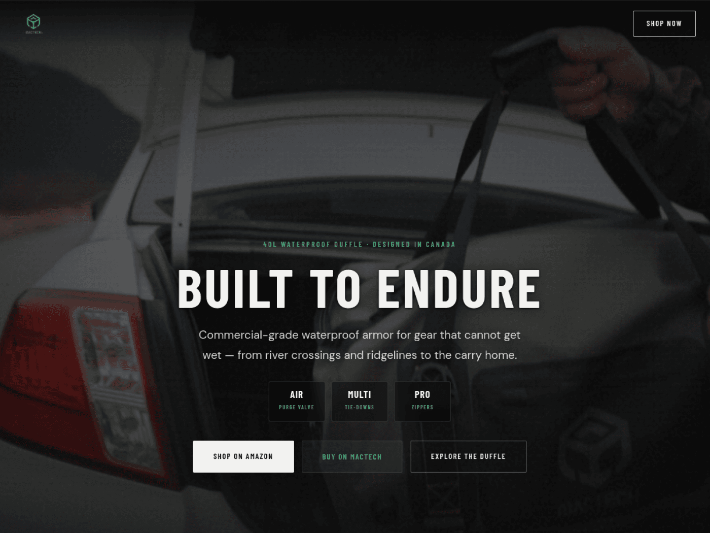 MacTech Gear homepage preview